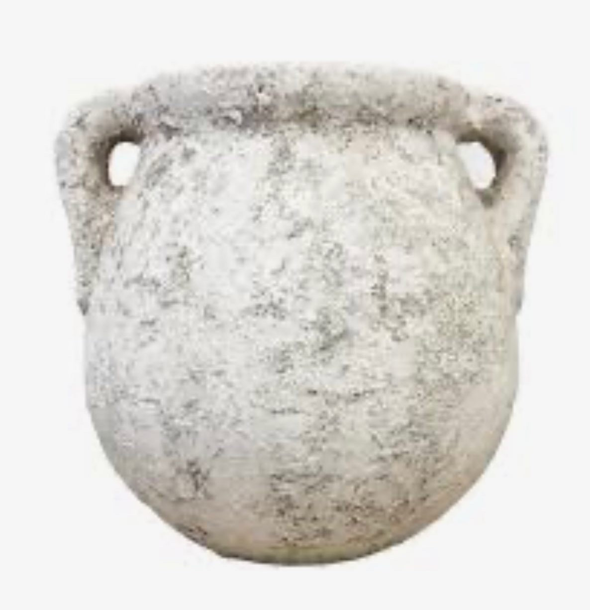 Amber Textured Ceramic Urn