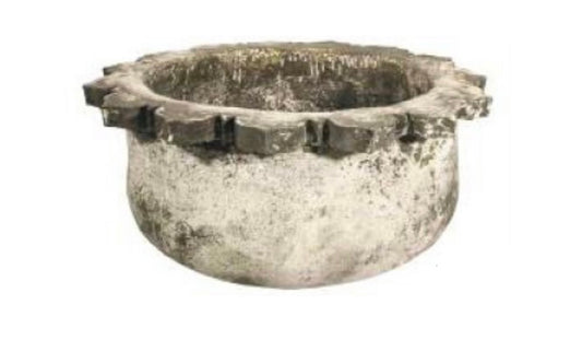 Limestone Petal Pot