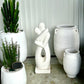 White Terracotta Coastal Urn