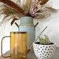 1L Ribbed Aqua Jugs