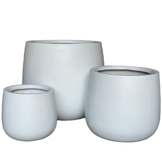Fibrestone White - Duffey Pots